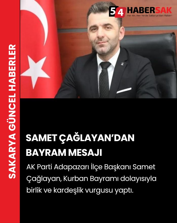 Samet Çağlayandan Bayram Mesajı